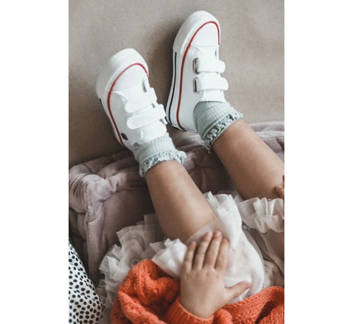 Dětské Tenisky Na Suchý Zip BIG STAR HH374199 Bile