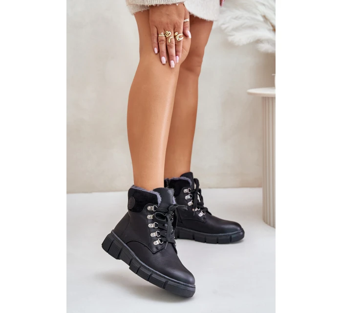 Dámské Zateplené Boty Na Zip Černé Mevanisa Dámské Zateplené Boty Na Zip Černé Mevanisa