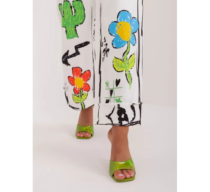 Spodnie DHJ SP model 20113124 ecru - FPrice