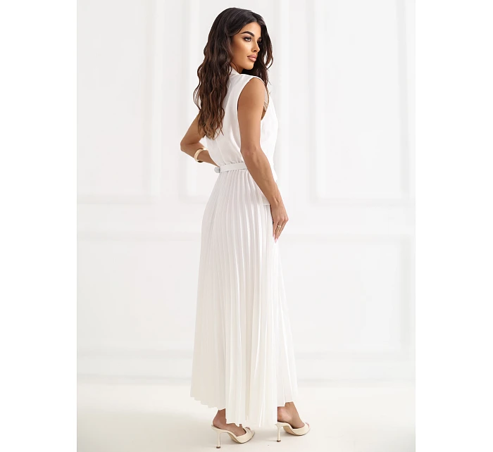 Sukienka IT SK model 22084284 ecru - FPrice Sukienka IT SK model 22084284 ecru - FPrice