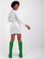 Šaty RV SK 7438.17 světle šedá Šaty RV SK 7438.17 světle šedá