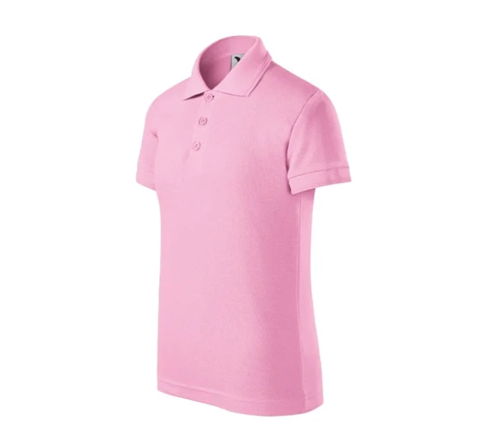Pique Polo polokošile dětská růžová