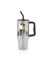 Personalizovaná termoska s barevným víčkem s párem 