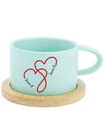 Keramický hrníček Makronka pro zamilované