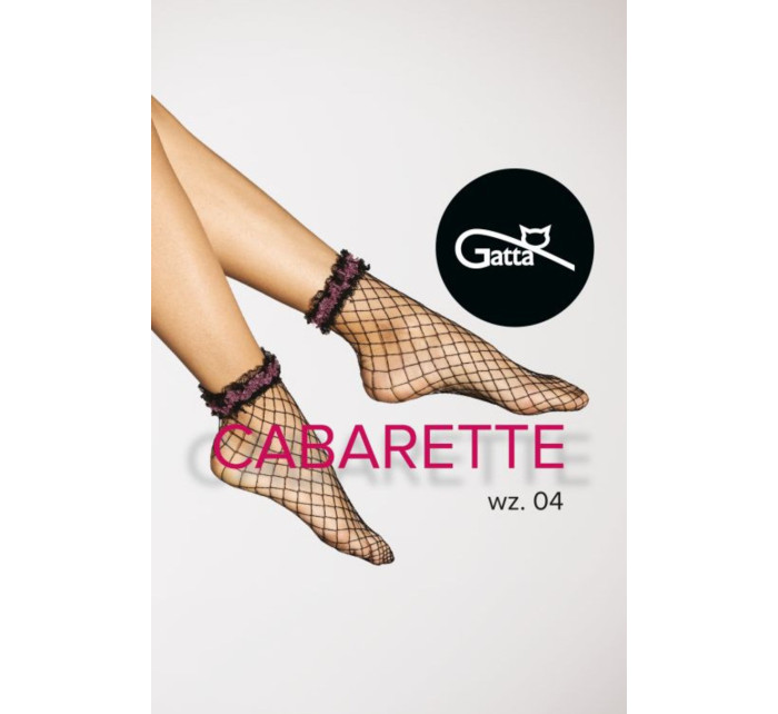 Dámské síťované ponožky kabaretky CABARETTE SOCKS - 04