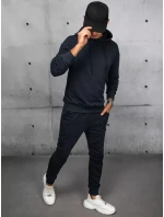 Pánské tmavě modré tepláky od Dstreet AX0674
