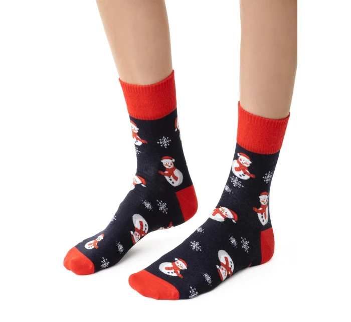 Ponožky Steven art.136 Świąteczne damskie 35-40