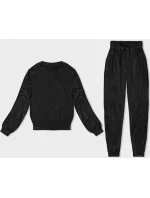 Černá dámská velurová souprava (8C1173-3) Černá dámská velurová souprava (8C1173-3)