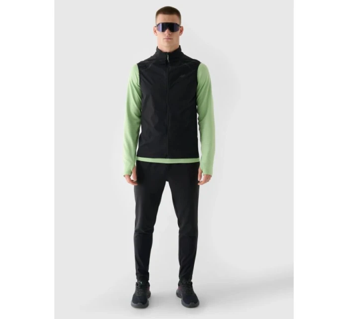 Pánské ultralehké běžecké tričko bez rukávů 4F 4FRAW24TVJAM213-20S