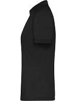 Daiber JN 1307 Dámské piqué polo se zipem 02.1307 black/black Daiber JN 1307 Dámské piqué polo se zipem 02.1307 black/black