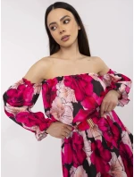 Sukienka MI SK model 21094550 czarno różowy - FPrice