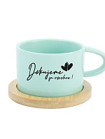 DĚKUJEME ZA VŠECHNO! - mint hrníček makronka 200 ml