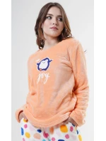 Dámské pyžamo dlouhé Kuličky