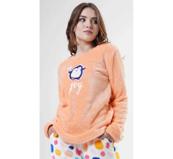 Dámské pyžamo dlouhé Kuličky