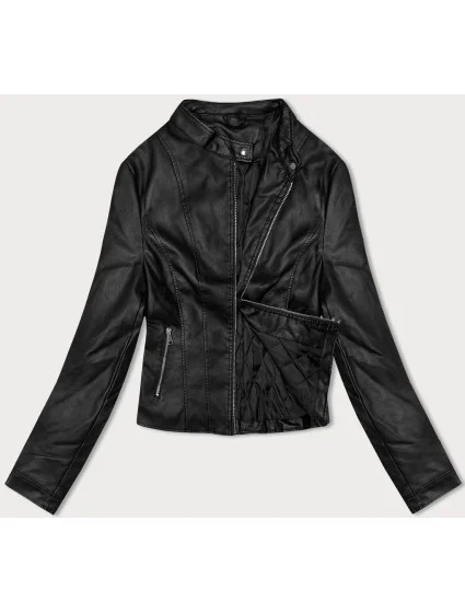 Černá bunda ramoneska se stojáčkem (11Z8058)