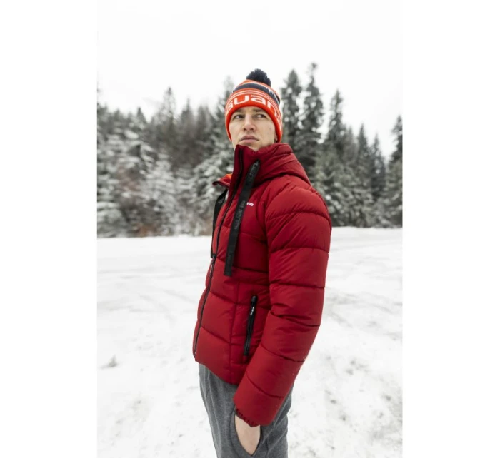 Pánský prošívaný zimní kabát model 21417557 - Iguana