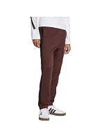Pánské kalhoty Essentials 3Stripes Fleece hnědé model 21342770 - ADIDAS