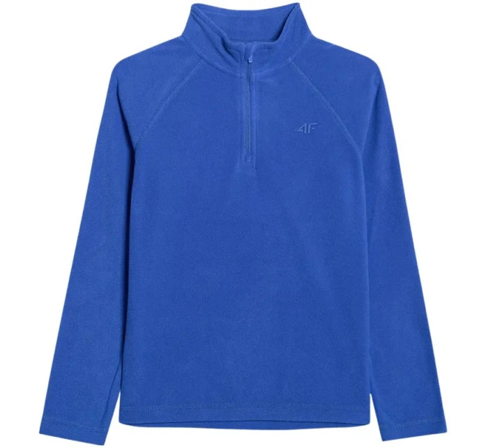 Chlapecká fleecová mikina 4F M058 cobalt 4FJWAW25UFLEM058 36S