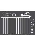 LAMPKI CHOINKOWE 144 LED Z CIEPŁY BIAŁY model 21832497 LAMPKI CHOINKOWE 144 LED Z CIEPŁY BIAŁY model 21832497