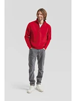 Premium Zip Neck Sweat Mikina s 1/4 zipem model 22458152 heather grey - Fruit of the Loom Premium Zip Neck Sweat Mikina s 1/4 zipem model 22458152 heather grey - Fruit of the Loom