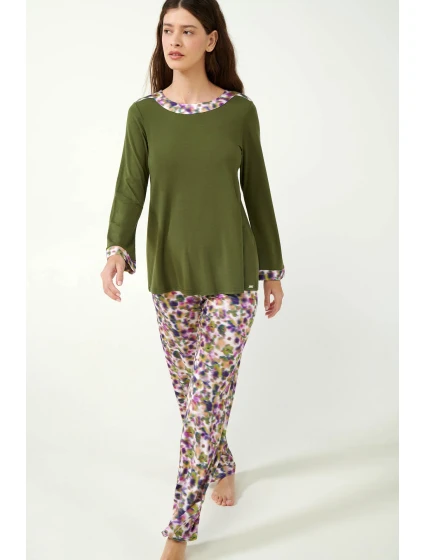 Dámské pyžamo s květinami model 20515374 - Vamp