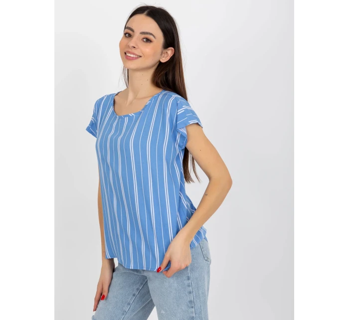 Dámská halenka D73771R10978Q modrá - FPrice