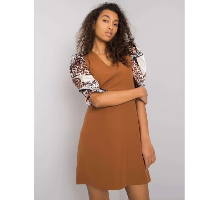 Šaty LC SK 22K 3018.45P světle hnědá