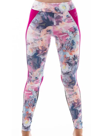 Dámské dlouhé legíny s květinovým motivem  model 17148518 - Litex