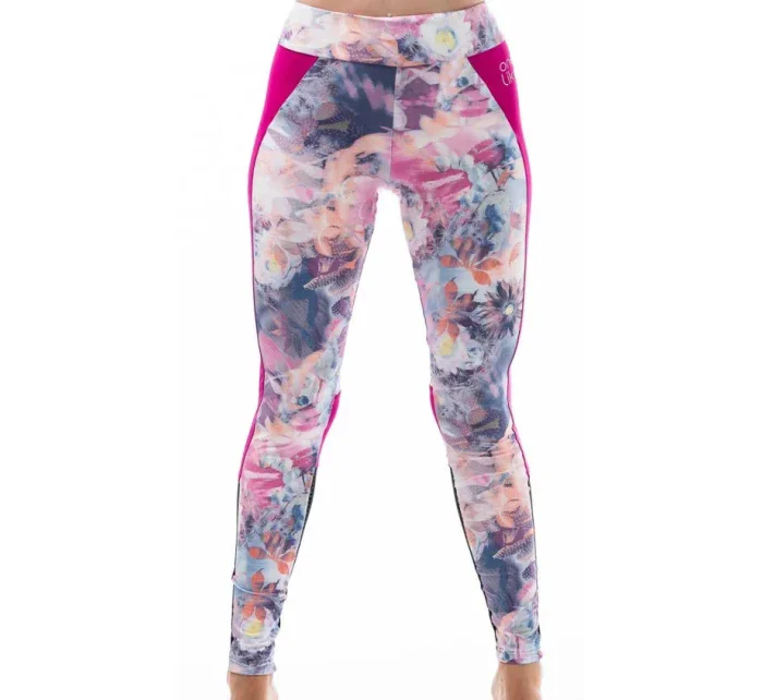 Dámské dlouhé legíny s květinovým motivem  model 17148518 - Litex