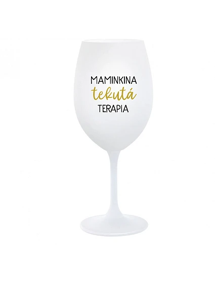model 20497966 TEKUTÁ TERAPIA - SK biely pohár na víno 350 ml model 20497966 TEKUTÁ TERAPIA - SK biely pohár na víno 350 ml
