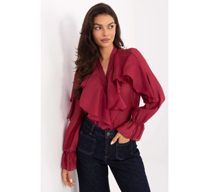 Košile s dlouhým rukávem  model 218414 Rue Paris