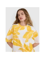 Dámské tričko oversize s potiskem model 21436798 - 4F Dámské tričko oversize s potiskem model 21436798 - 4F