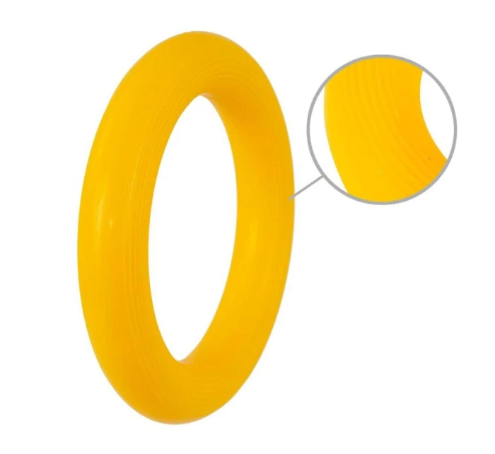 GUMOVÝ RINGO O PRŮMĚRU 17 CM - ŽLUTÝ TULLO