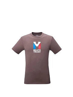 Pánské tričko MILLET Chamonix Tri Ts Ss M, fialovo-švestková barva
