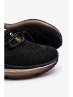 Nazouvací pánská sportovní obuv model 21611343 Černá - Goe Nazouvací pánská sportovní obuv model 21611343 Černá - Goe