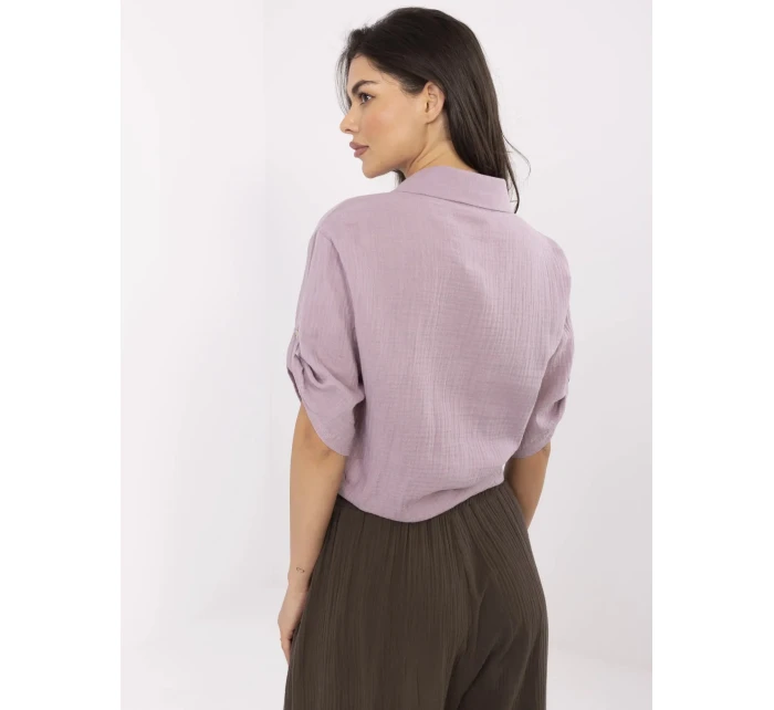 Koszula DHJ KS  jasny fioletowy model 21129505 - FPrice