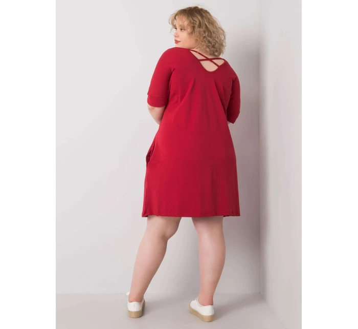 Šaty RV SK 6639.02X kaštanová