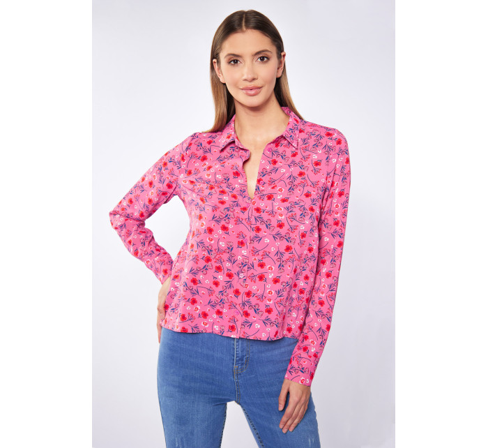 Monnari Halenky Květinová košile Multi Pink