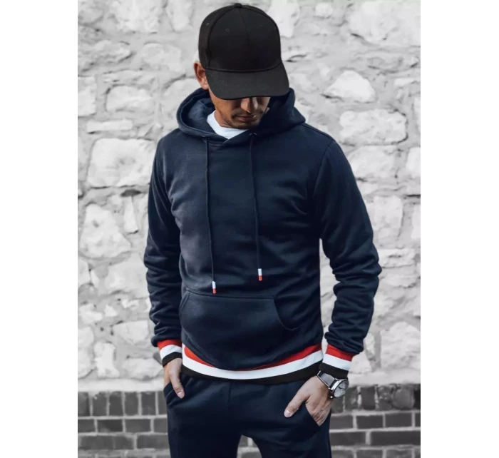 Pánské tmavě modré tepláky model 21967218 - Dstreet