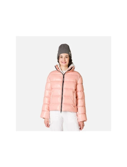 Rossignol W Shiny Bomber bunda růžová Rossignol W Shiny Bomber bunda růžová