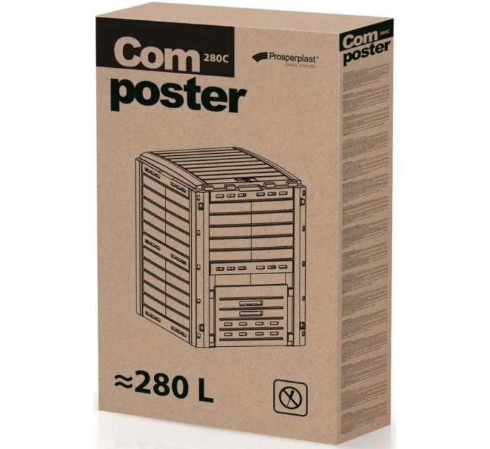 PROPERPLAST COMPOGREEN WOODY 280L ZAHRADNÍ KOMPOZITOR