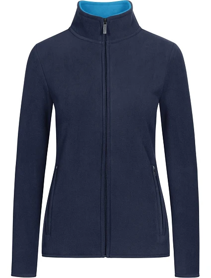 Promodoro 7965 Dámská dvojitá fleecová bunda 40.7965 navy/aqua Promodoro 7965 Dámská dvojitá fleecová bunda 40.7965 navy/aqua