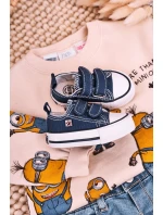 Dětské Tenisky Na Suchý Zip BIG STAR model 21545397 Tmavě Modré - Big Star Shoes Dětské Tenisky Na Suchý Zip BIG STAR model 21545397 Tmavě Modré - Big Star Shoes