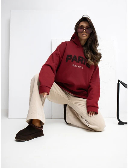 Mikina RV BL A1041.59 maroon