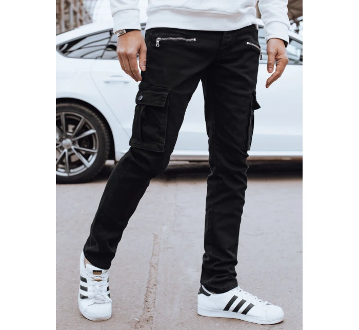 Pánské bojové kalhoty černé FashionStreet UX4237 Pánské bojové kalhoty černé FashionStreet UX4237