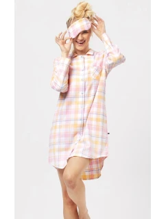 Košile Key LND 486 B24 Flanelová dlouhá/r S-L rozepínací