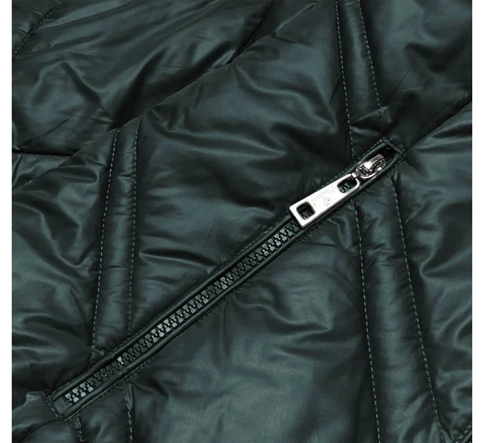 PIKOWANA KURTKA DAMSKA ZIELONA model 21245734 - Glakate