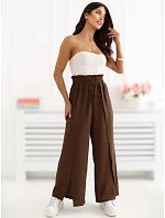 Spodnie CS SP model 22099801 ciemny brązowy - FPrice Spodnie CS SP model 22099801 ciemny brązowy - FPrice