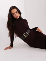 EM SK 778 šaty.65 tmavě hnědá EM SK 778 šaty.65 tmavě hnědá