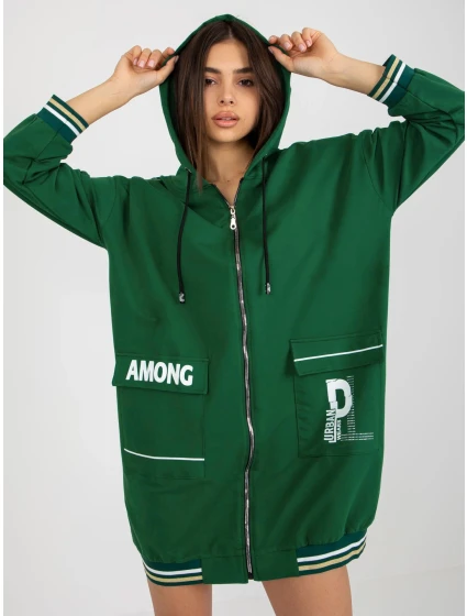 Mikina RV BL 8149.91P tmavě zelená